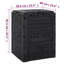 Altrina Polypropylene Stationary Composter with Latching Lid