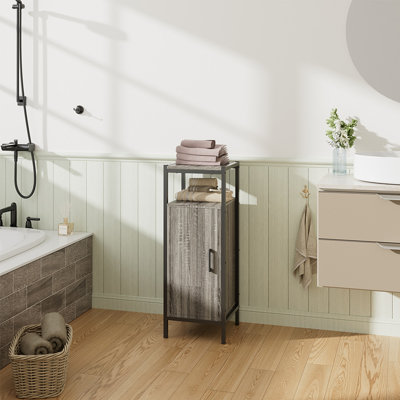 MDF, Metal Bathroom Cabinet