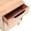 Table de chevet en bois naturel