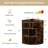 Cayhlin 3-Tier Corner Bookcase Cabinet with 8 Cubbies, Wooden Corner Shelf with Curved Front Design, Cube Toy Storage Organizer Corner Units for Small Space, Living Room, Bedroom, Entryway-87664714