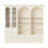 92.5'' H 2-Piece Bookcase With Glass Doors & Drawers