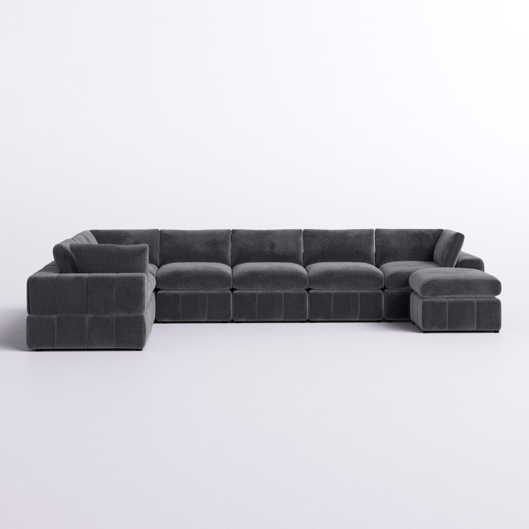 Aneea 8 - Piece Corduroy Sectional