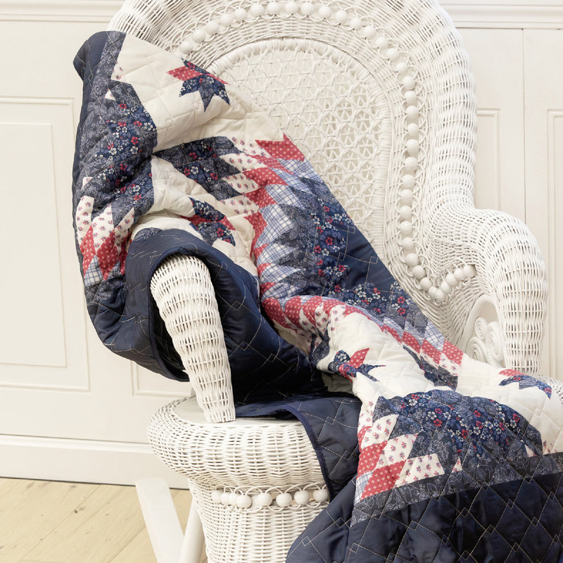Donna Sharp Bluefield Star UCC Quilted Throw