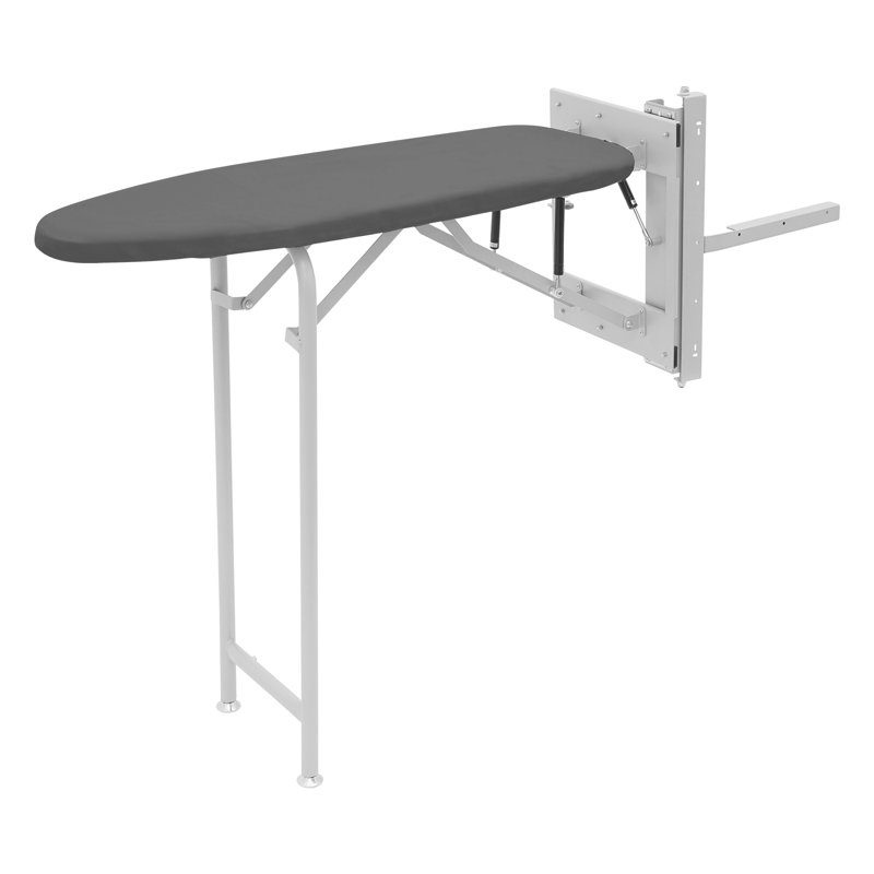 35.4X11.8” Pull-Out Ironing Board, Gray