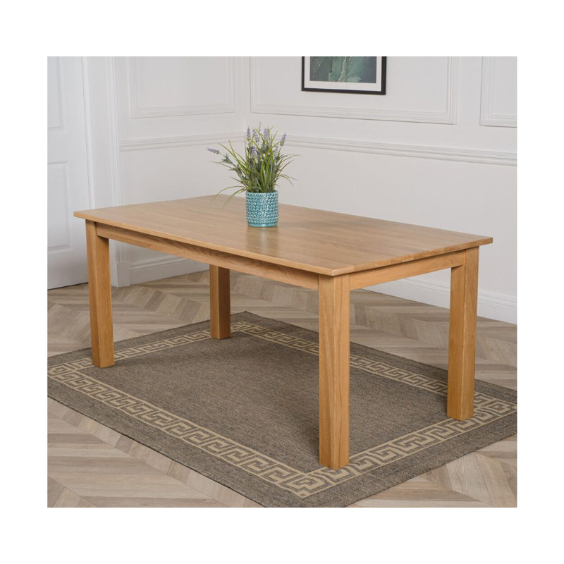 Anchelin Oak Solid Wood Dining Table