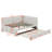 Full Size Upholstered Daybed with Trundle Sofa Bed Frame-1595724519