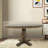 Weibel Round Solid Wood Top Dining Table