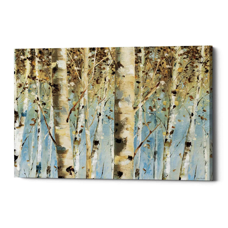 «White Forest» par Lisa Audit, art mural sur toile, H 18 po x l 26 po
