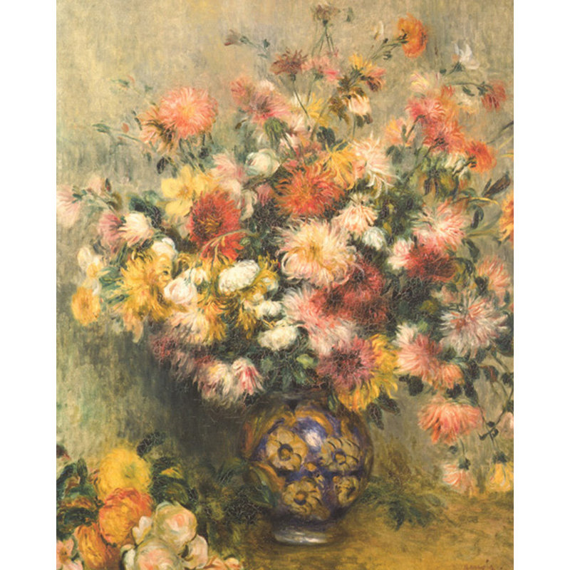 Dahlias, 45" H x 36" W