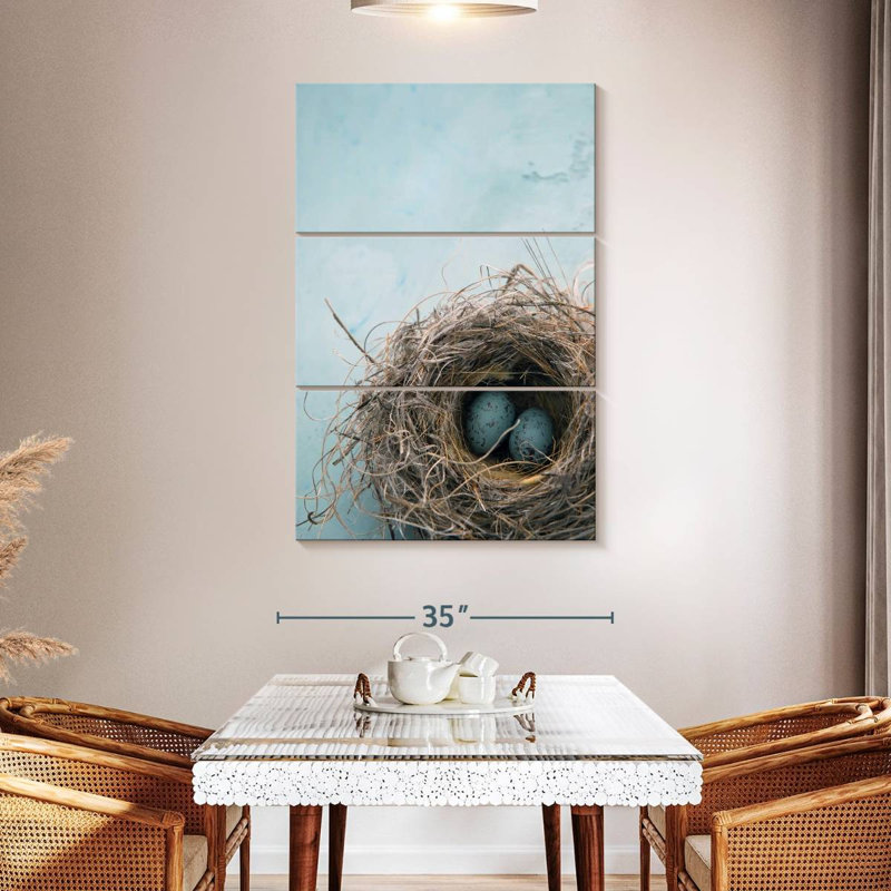 Brampt Blue Egg Nest, 32" H x 20" W
