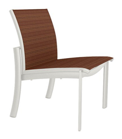 Kor Outdoor Dining Side Chair, Shell, Bogota