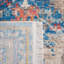 Tapis oriental en polyester fait à la main en bleu / multicolore-171468324