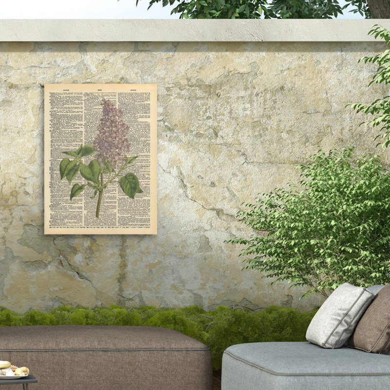 Marcus Jules Lilac Outdoor  Canvas, 24" H x 32" W