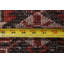Tapis persan rétro Heriz noué à la main 8 x 12