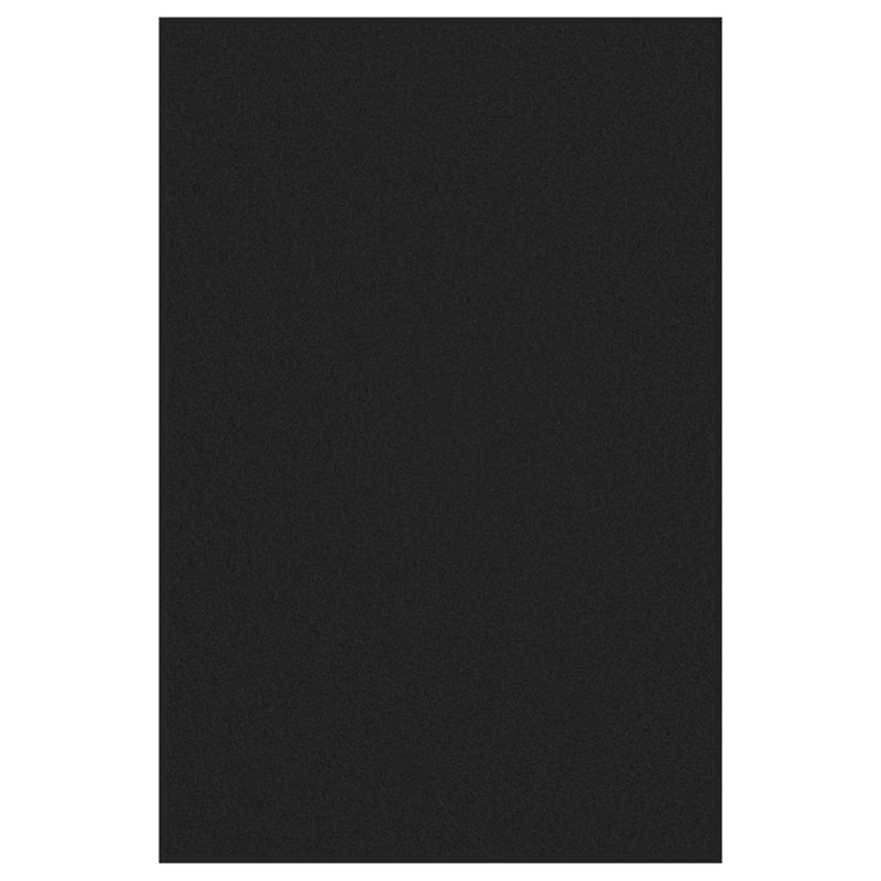 Non-Slip No Pattern Doormat, Black, 120 x 180 cm