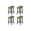 26.2" Counter Height Bar Stools with Soft PU Leather Seat & Solid Wood Legs | Modern Bar Chairs for Kitchen Island, Dining Room & Home Bar