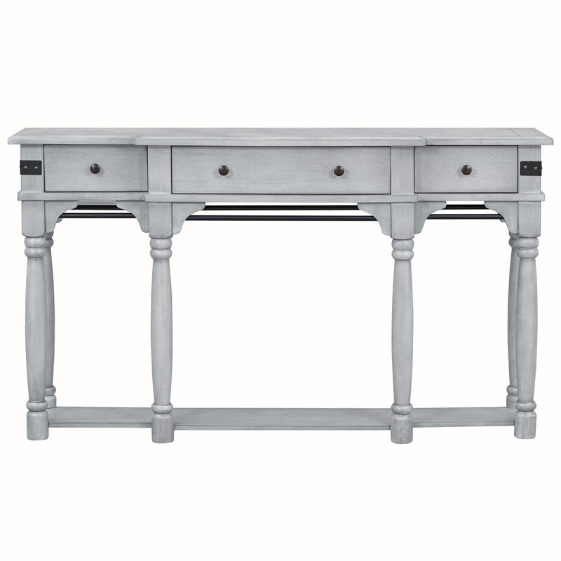 Commode d'appoint Bleidy, gris