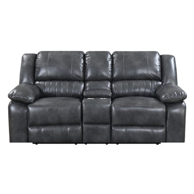 Jailil Upholstered 75.5'' Reclining Loveseat