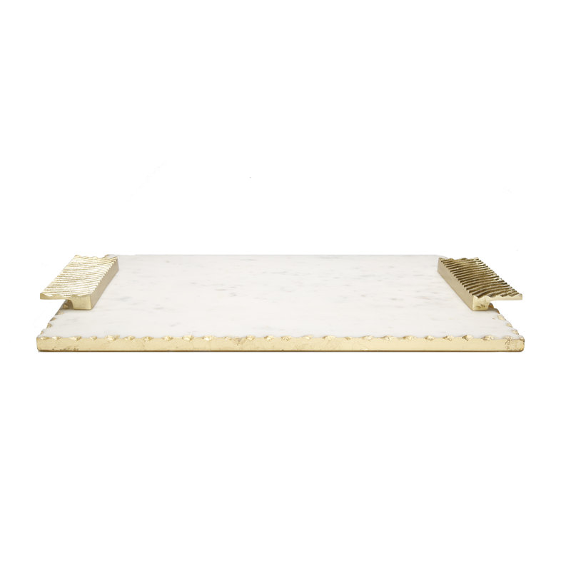 Mercer41 Carshalton Metal Tray, Gold