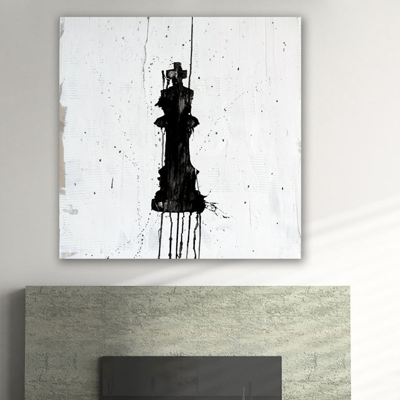 « king » par kent youngstrom, reproduction d’art sur toile tendue, H 48 po x l 48 po x P 1,5 po