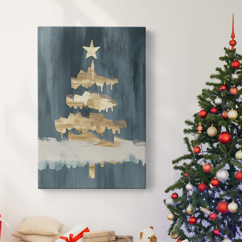 Art des Fêtes de Noël - Toile tendue avec châssis CXCV III, H 18 po x l 12 po