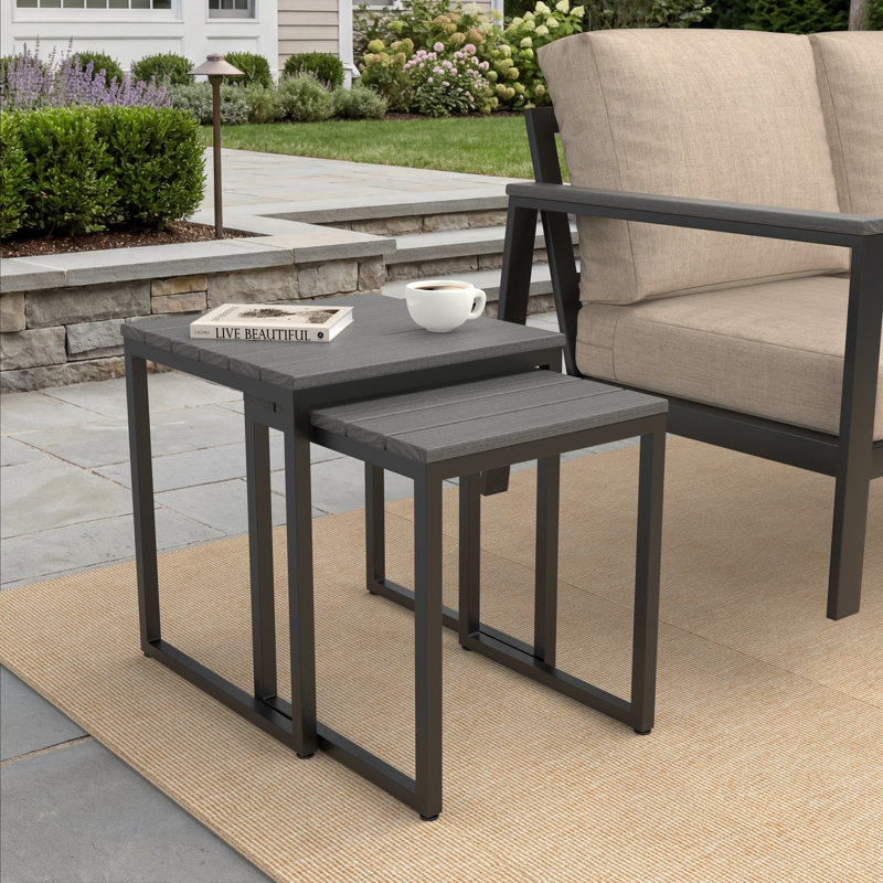 Ensemble de tables d'appoint Townsend, Noir