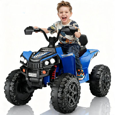 24V Ride-On Toys 4WD Kids ATV Electric Ride On 800W Motors with Music,Blue