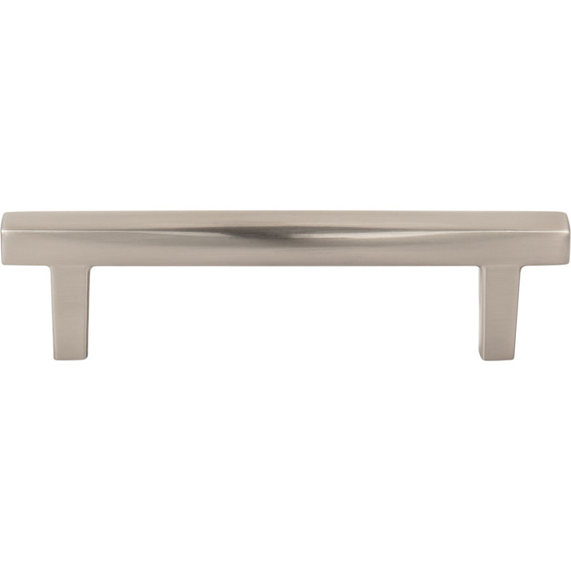 Whitlock Bar Pull, Satin Nickel, 3 3/4"
