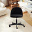 Fauteuil de bureau noir avec chaise de bureau avec roulettes-39090043