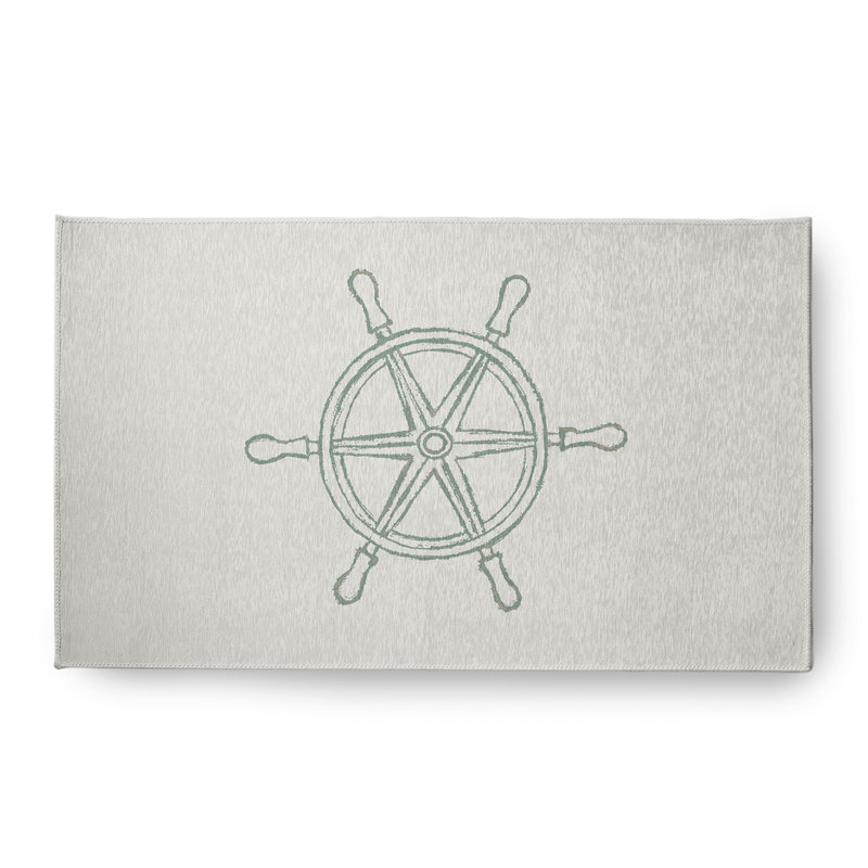 Tapis sauge à tissage plat Luyen, Rectangle 1 pi 6 po x 2 pi 6 po