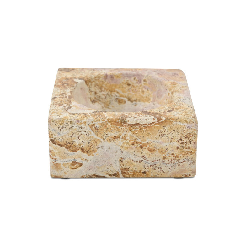 Apollo Marble Catchall Panther Stone, Beige