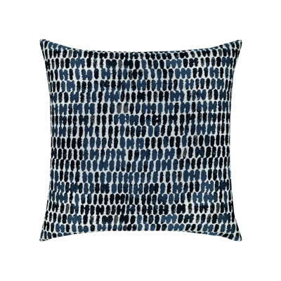 Thumbprint Sunbrella® Throw Square Indoor/Outdoor Pillow Cover & Insert by Elaine Smith