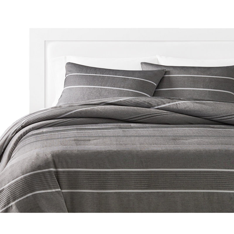 3 Piece Comforter Set, Queen Comforter + 2 Throw Pillow