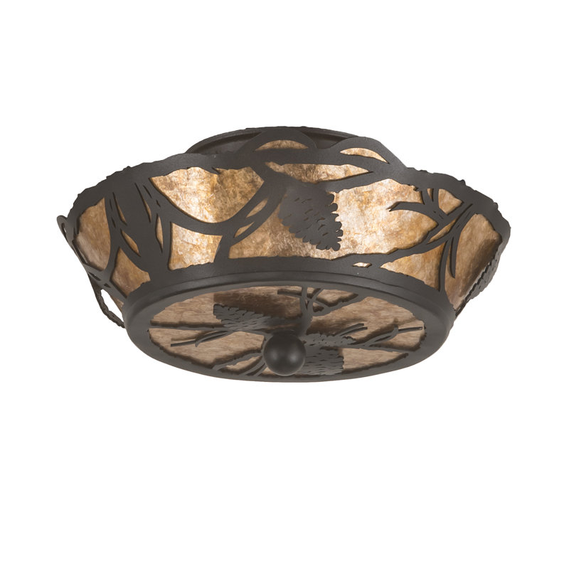 2 - Light Semi Flush Mount
