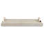 Karoo Tray - Cream Cow Hide w/ Warthog Tusk Handles