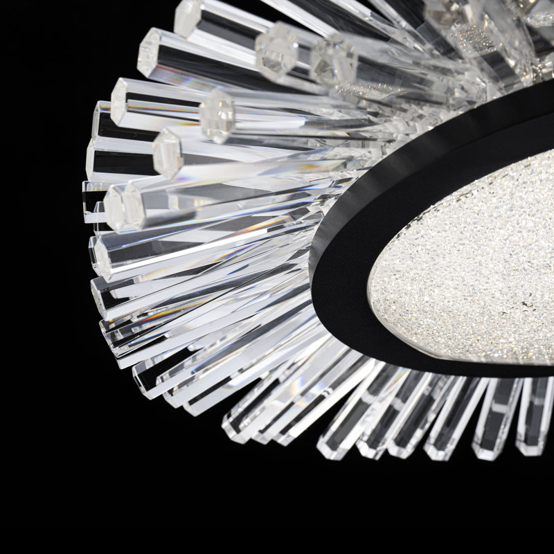 Benediction 1 - Light LED Flush Mount, Black