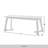 Nema 4 Piece Solid Back Side Chair Set with Bench-88281226-88281225