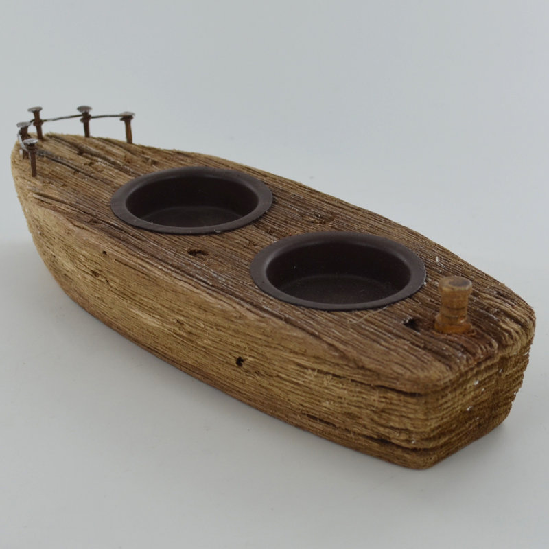 Wood Tabletop Tealight Holder