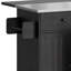  Kitchen Island With Drop Leaf & Wheels, 40.5" Mobile Cart With Storage Drawers & Locking Casters-1711014934