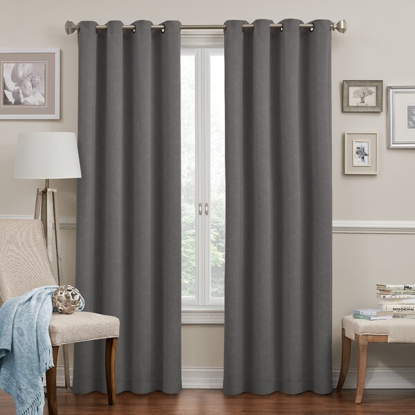 Eclipse Curtains Polyester Blackout Curtain Panel & Reviews | Wayfair