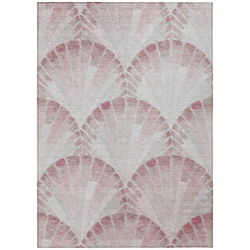 Machine Washable Indoor/Outdoor Chantille ACN2401 Coastal Rug, Rectangle 3' x 5'