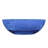 64 Inch Transparent Blue Oval Freestanding Bathtub, Ergonomic For Bathroom Comfort Soaking 65 Inch, Resin, Comfortable And