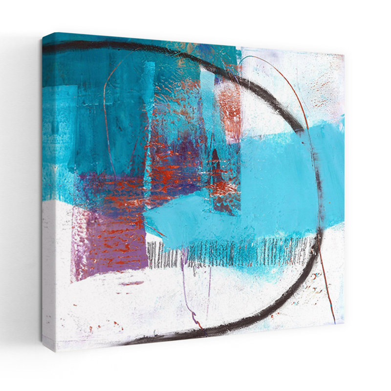 «Berthing Sounds», art contemporain abstrait, H 48 po x l 48 po