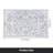 Non-Slip Machine Washable Gray Oriental Area Rug -1302456694