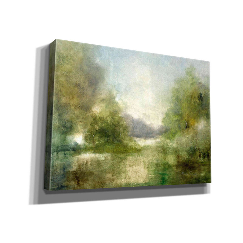 «Our Sunday Hike On Canvas» par J Austin Jennings, reproduction, H 12 po x l 16 po x P 0,75 po