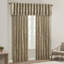 Andora Faux Silk Embroidered Window Valance-1945644566