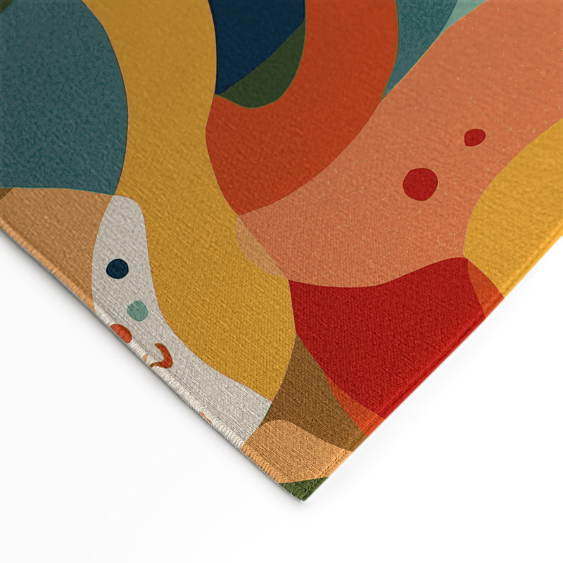 Jazzy Stomp Indoor And Outdoor Area Rug, Rectangle 4' x 6'