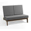 Causeuse d'extérieur avec coussins 43,9 po Polett-754622020-753156198