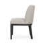 Chaise de salle à manger grise (2 unités) - look polyvalent, structure 2 pièces, style épuré, confort à long terme