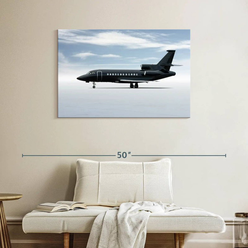 Mehar Sleek Business Jet, 26" H x 39" W